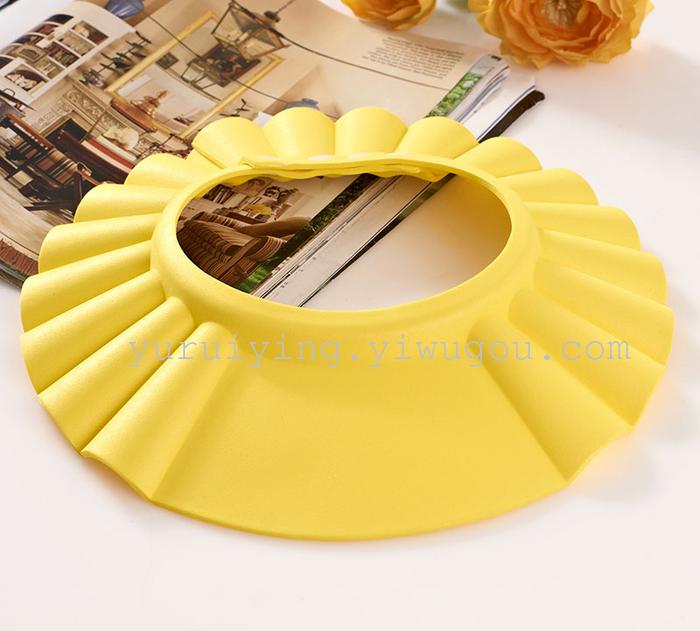 Baby shampoo cap children baby shower cap shower cap waterproof cap can be adjusted to increase