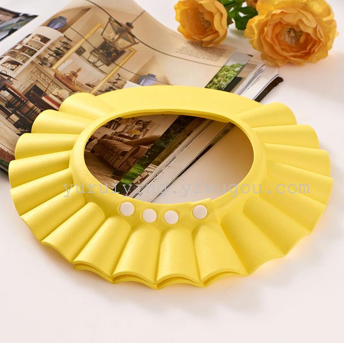 Baby shampoo cap children baby shower cap shower cap waterproof cap can be adjusted to increase