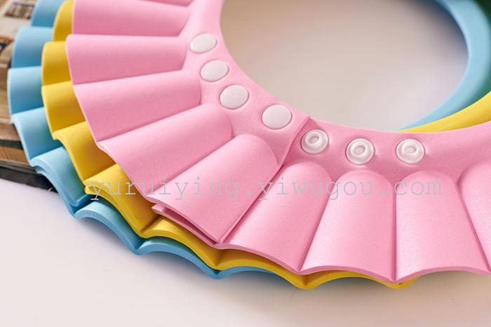Baby shampoo cap children baby shower cap shower cap waterproof cap can be adjusted to increase