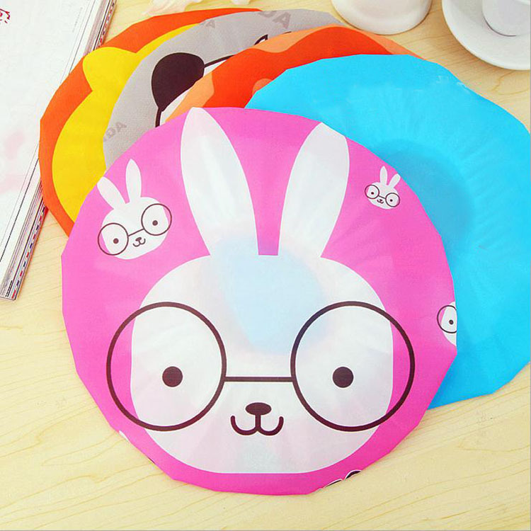 Cute Cartoon Bath Shower Cap Japanese Waterproof Shower Cap Shampoo Cap Coking Caps