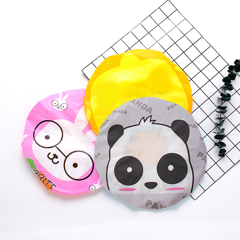 Cute Cartoon Bath Shower Cap Japanese Waterproof Shower Cap Shampoo Cap Coking Caps