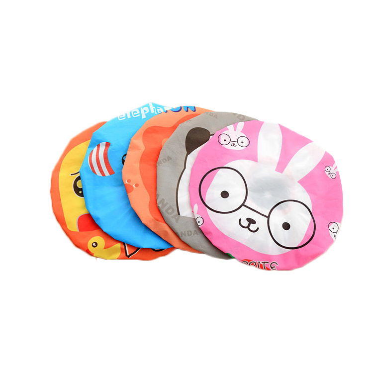 Cute Cartoon Bath Shower Cap Japanese Waterproof Shower Cap Shampoo Cap Coking Caps