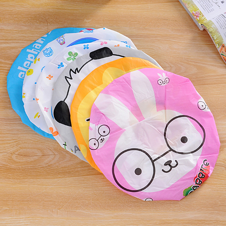 Cute Cartoon Bath Shower Cap Japanese Waterproof Shower Cap Shampoo Cap Coking Caps