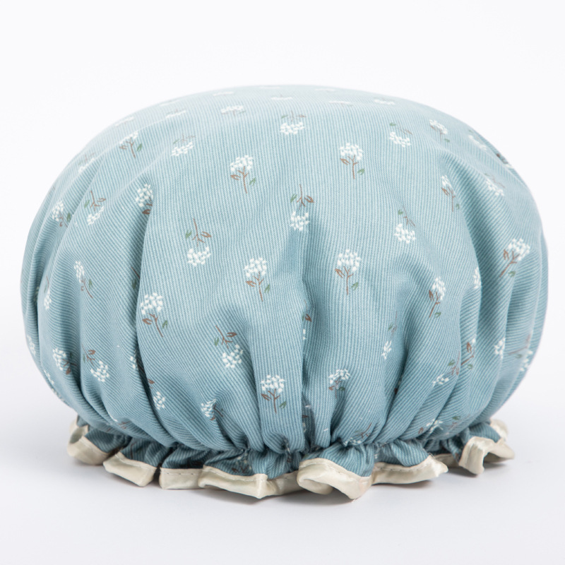 Manufacturers wholesale Korean version of rural women adult waterproof bath cap kitchen lampblack cap shampoo bath cap