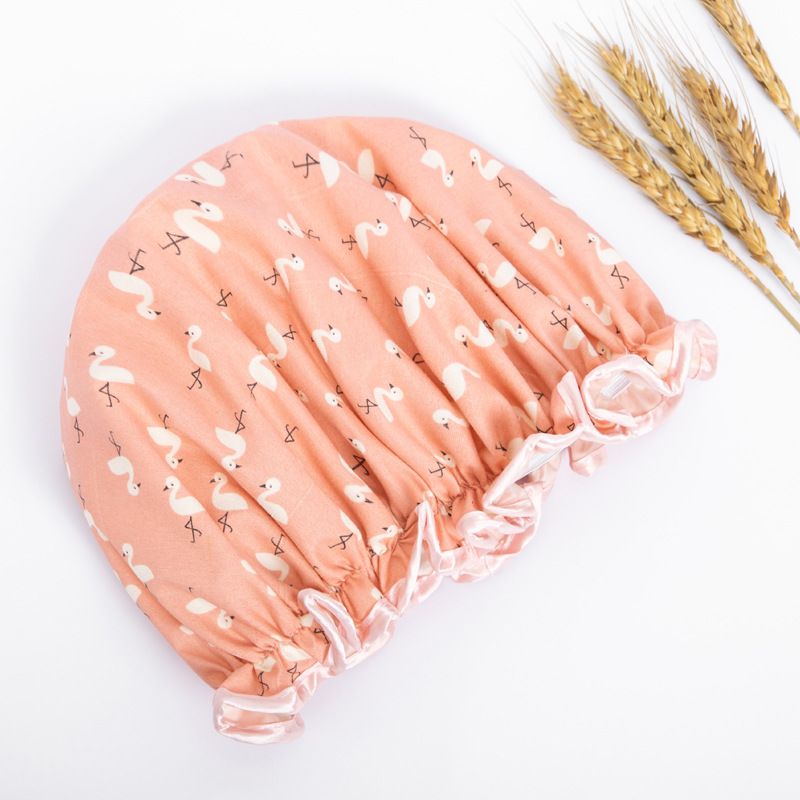 Manufacturers wholesale Korean version of rural women adult waterproof bath cap kitchen lampblack cap shampoo bath cap