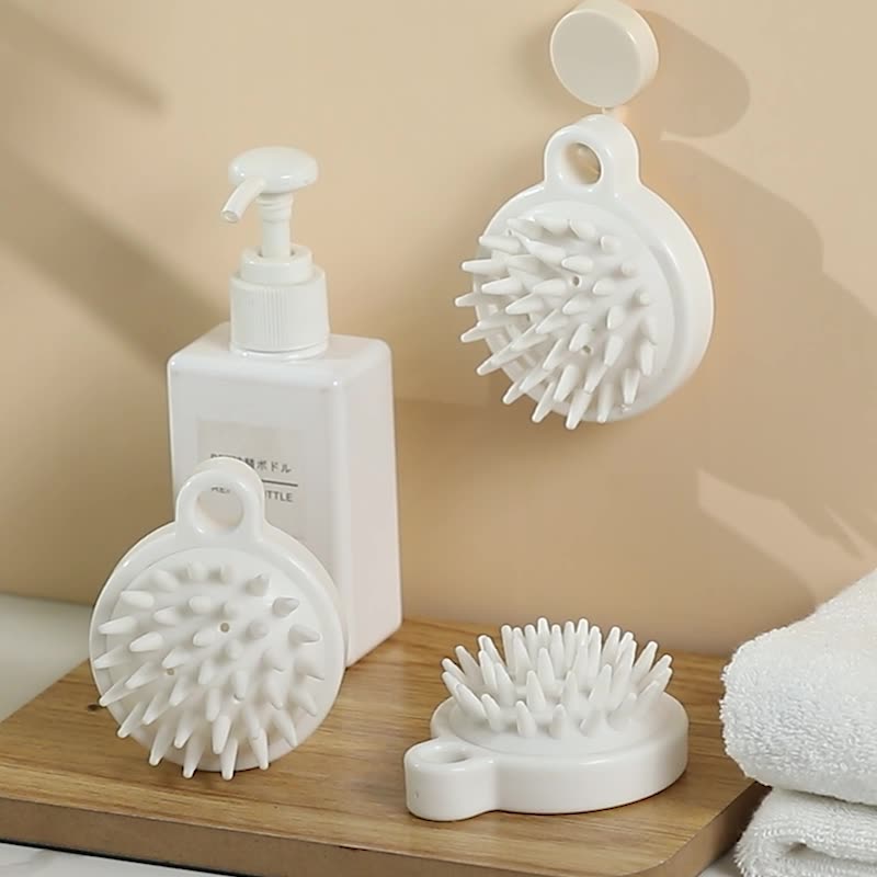 Head Washing Fantastic Cap Massage Comb Head Shampoo Brush Head Scratching Tool Silicone Shampoo Brush Cleaning Scalp