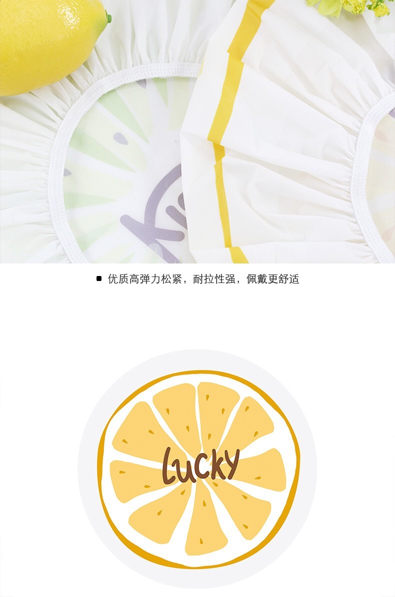Cute Cartoon Waterproof Shower Cap Bath Waterproof Shower Cap Shampoo Cap Coking Caps Cartoon Fruit Printed Shower Cap