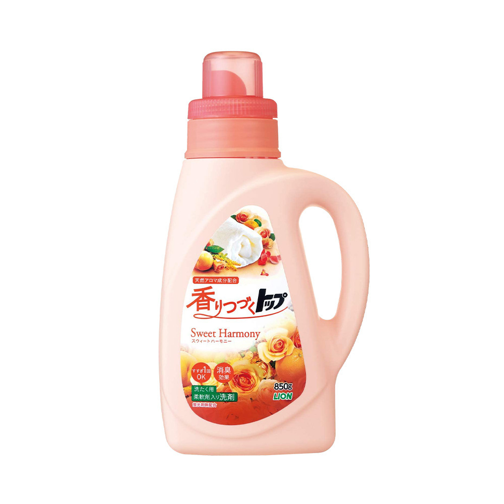 Japan Imported Lion LION Top Fragrance Soft Laundry Detergent 850G Rose Fruit Fragrance Family Pack Laundry Detergent