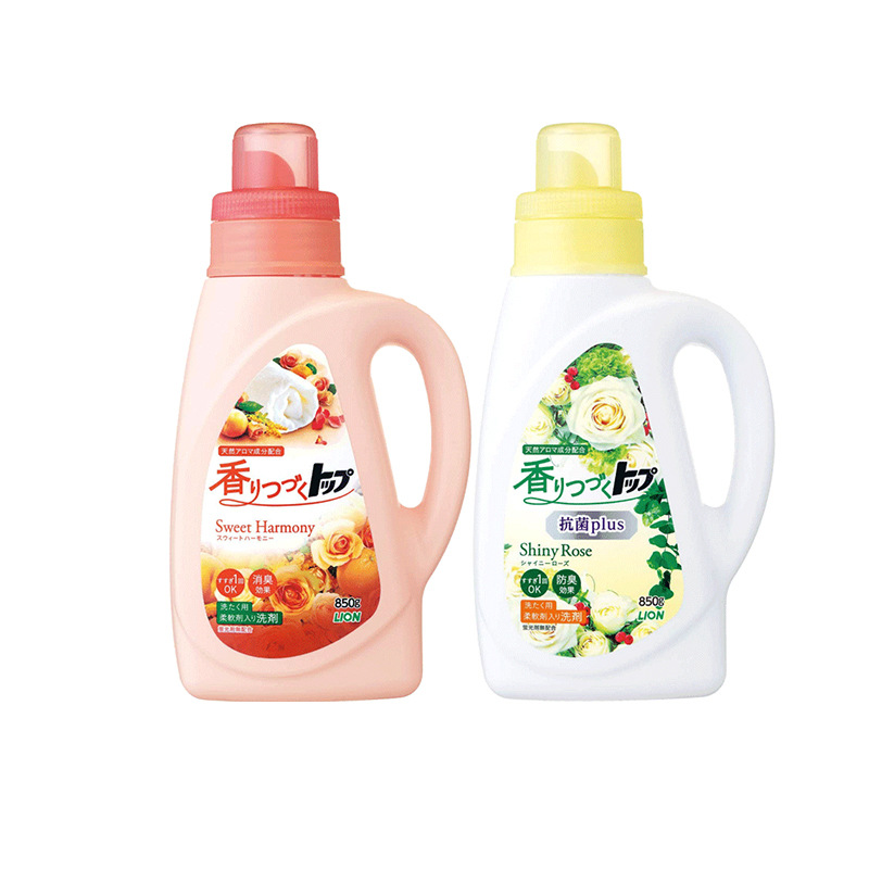Japan Imported Lion LION Top Fragrance Soft Laundry Detergent 850G Rose Fruit Fragrance Family Pack Laundry Detergent