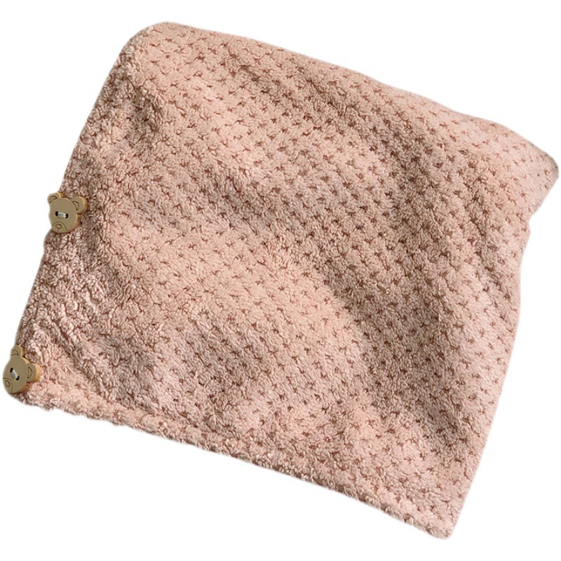 Cap  Thickened Hair Drying Cap Artifact Headscarf Super Strong Long Hair Shower Cap Hair Winter Absorbent Towel Shampoo