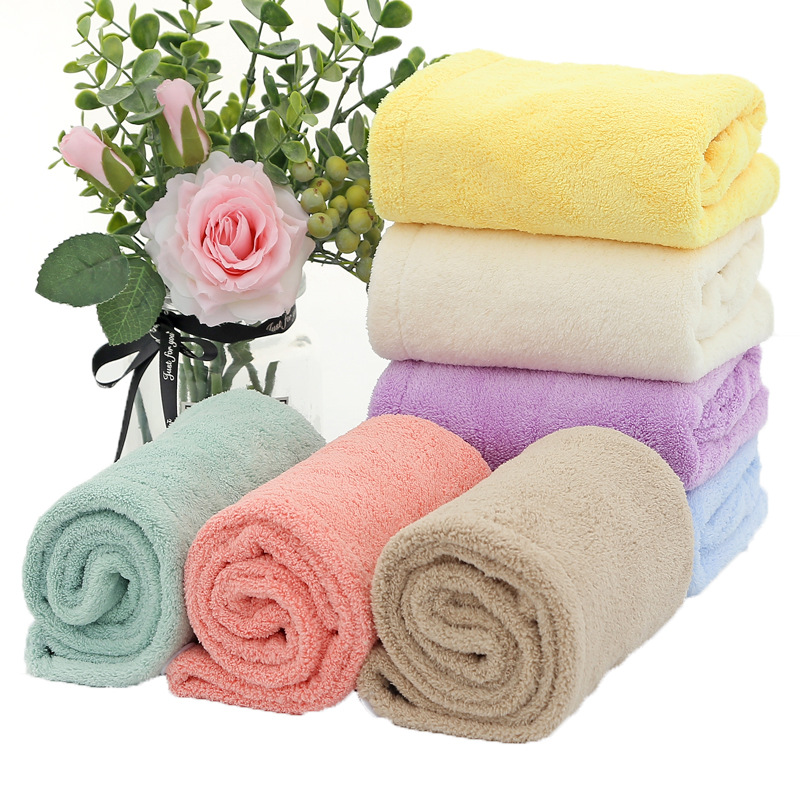 Female Absorbent Coral Fleece Towels Shampoo UltraFine Dimension Thickened Shower Cap Strong Water Absorption