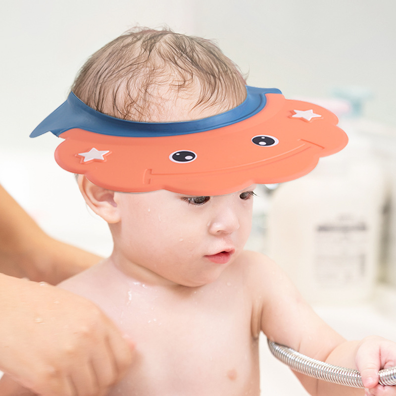 Product Ear Protection Shampoo Cap Adjustable Baby Children Little Child Toddler Waterproof Bath Shampoo Cap Shower Cap