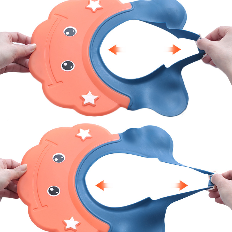 Product Ear Protection Shampoo Cap Adjustable Baby Children Little Child Toddler Waterproof Bath Shampoo Cap Shower Cap