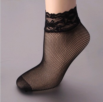 Imported black lace stockings sexy fishnet socks socks nylon stitching club contact