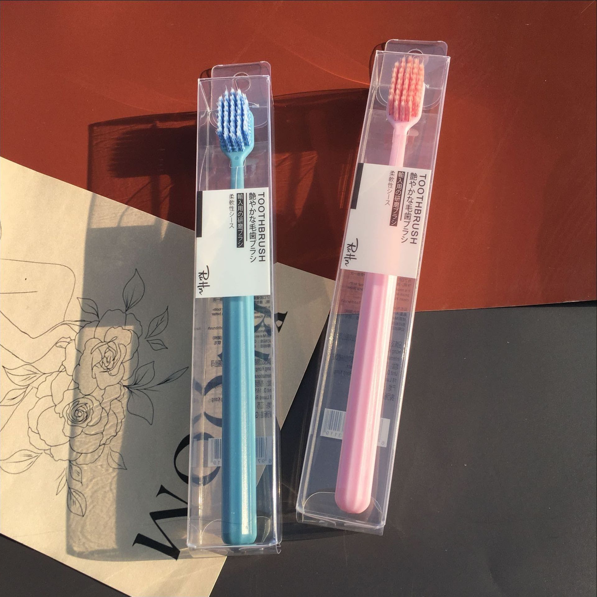 Imported Spiral Toothbrush Black and White Lovers SoftBristle Toothbrush Single Toothbrush Chain CrossBorder Hot Imported Spiral Toothbrush Black and White Lovers SoftBristle Toothbrush Single Toothbrush Chain CrossBorder Hot