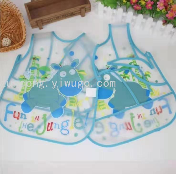 Baby Bib Pinny Waterproof Eating Bib Pinny Baby Children Large Saliva Towel Eating Three-Dimensional Bib Wholesale