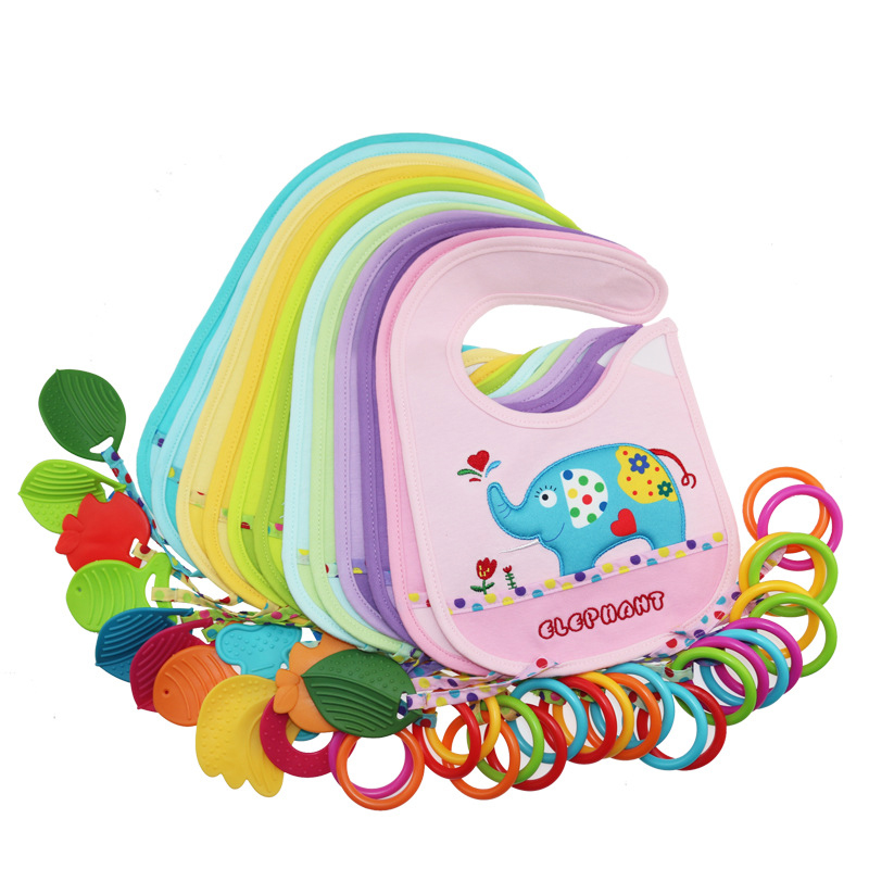 Baby Bib baby cotton saliva towel anti dirty cartoon animal 