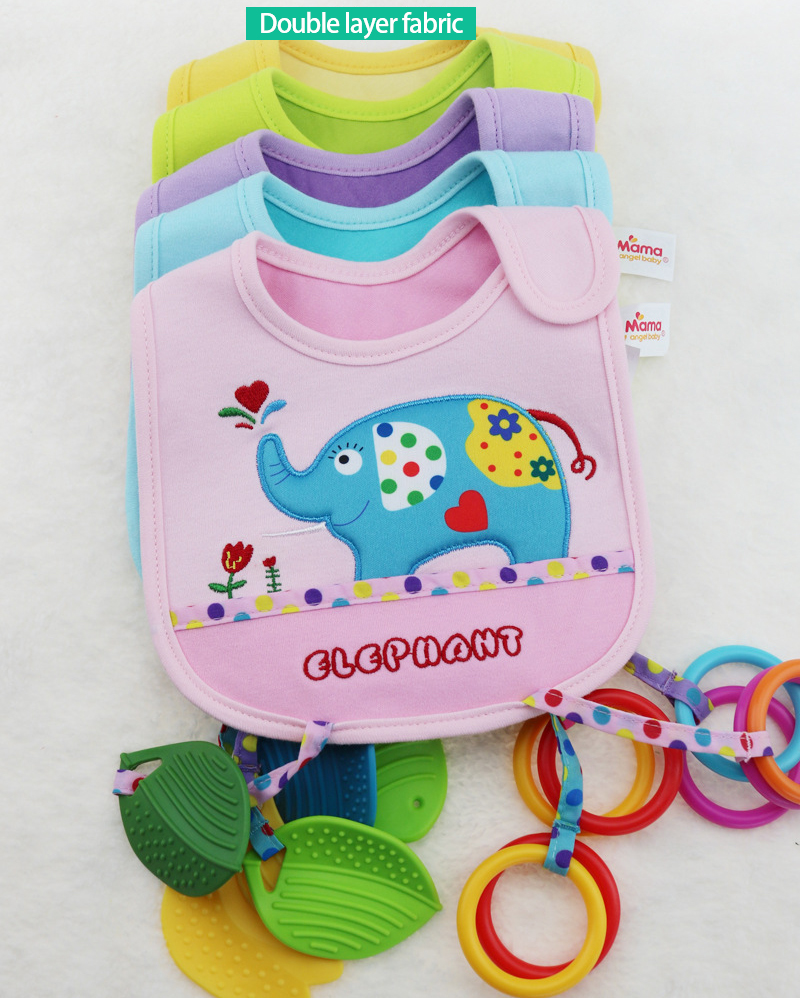 Baby Bib baby cotton saliva towel anti dirty cartoon animal 