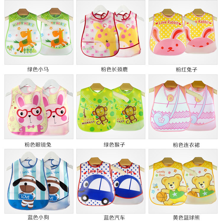 New Bib Children Eva Waterproof Bib Baby Eating Bib Baby Saliva Towel Wholesale Spot New Bib Children Eva Waterproof Bib Baby Eating Bib Baby Saliva Towel Wholesale Spot
