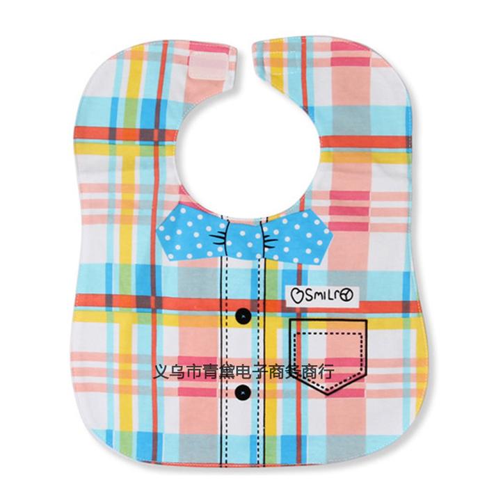 Gentleman three-layer waterproof saliva towel dress modeling baby bib bibs baby bibs saliva shoulders wholesale