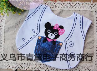 Gentleman three-layer waterproof saliva towel dress modeling baby bib bibs baby bibs saliva shoulders wholesale