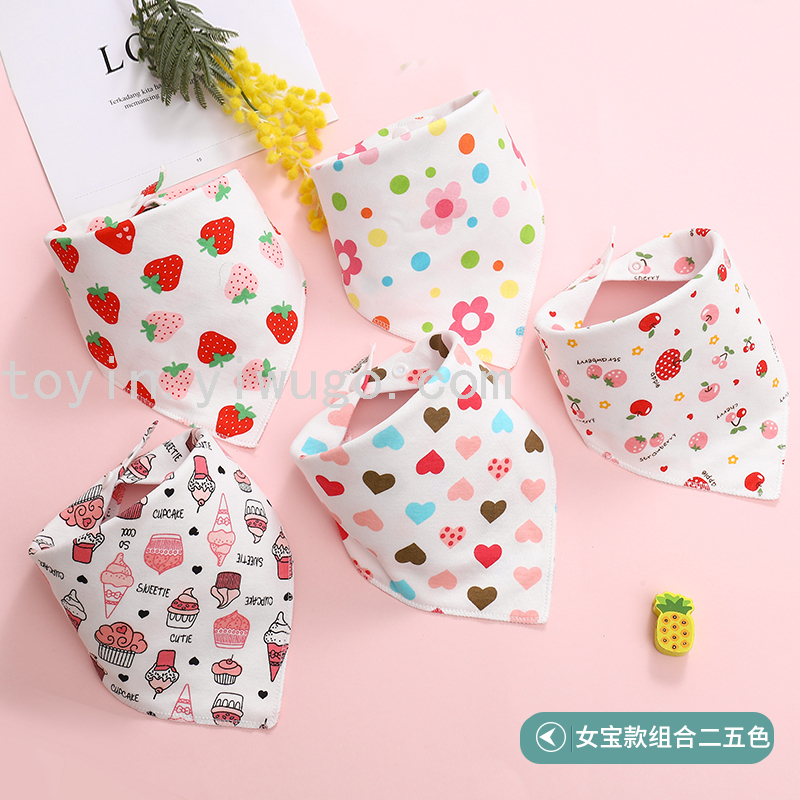 Baby Cotton Saliva Towel Newborn Bib Bib Super Soft Absorbent Bib Scarf Baby Triangle Towel Baby Cotton Saliva Towel Newborn Bib Bib Super Soft Absorbent Bib Scarf Baby Triangle Towel