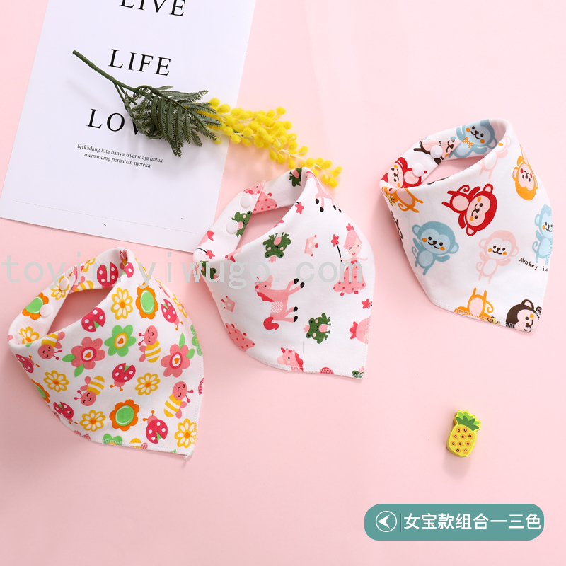 Baby Cotton Saliva Towel Newborn Bib Bib Super Soft Absorbent Bib Scarf Baby Triangle Towel Baby Cotton Saliva Towel Newborn Bib Bib Super Soft Absorbent Bib Scarf Baby Triangle Towel