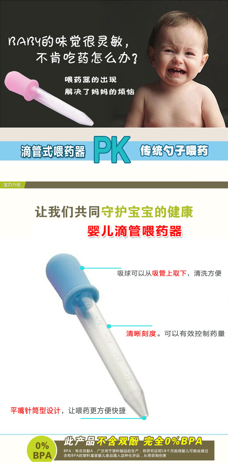5Ml Tuning Device Feed Medication Utensil Children's Tuning Device-Type Feed Medication Utensil Baby Baby Feed