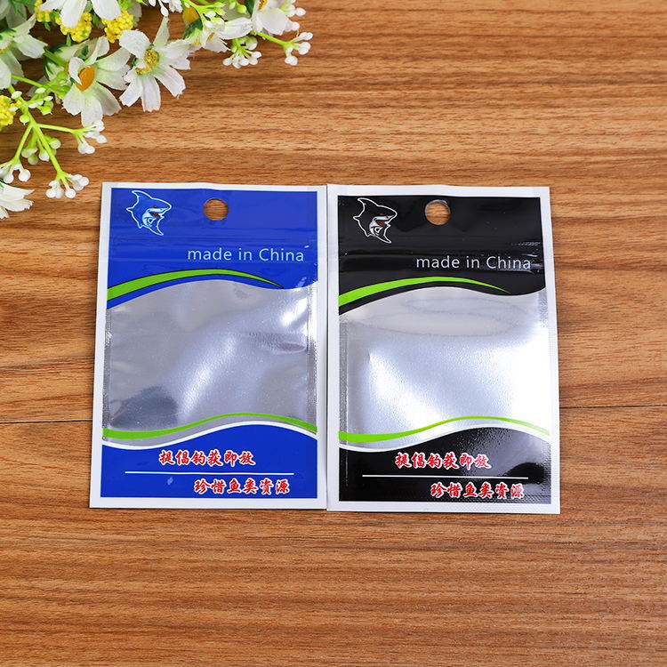 Manufacturers Customized Fish feed bait fishing bag packaging Bag Design Printing Patterns