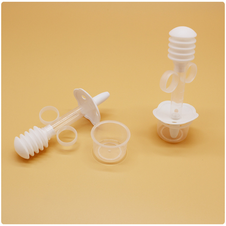 Cup Baby Syringe Feed Medication Utensil Baby Medicine Helper Choke Proof Infant with Cup Feed Medication Utensil