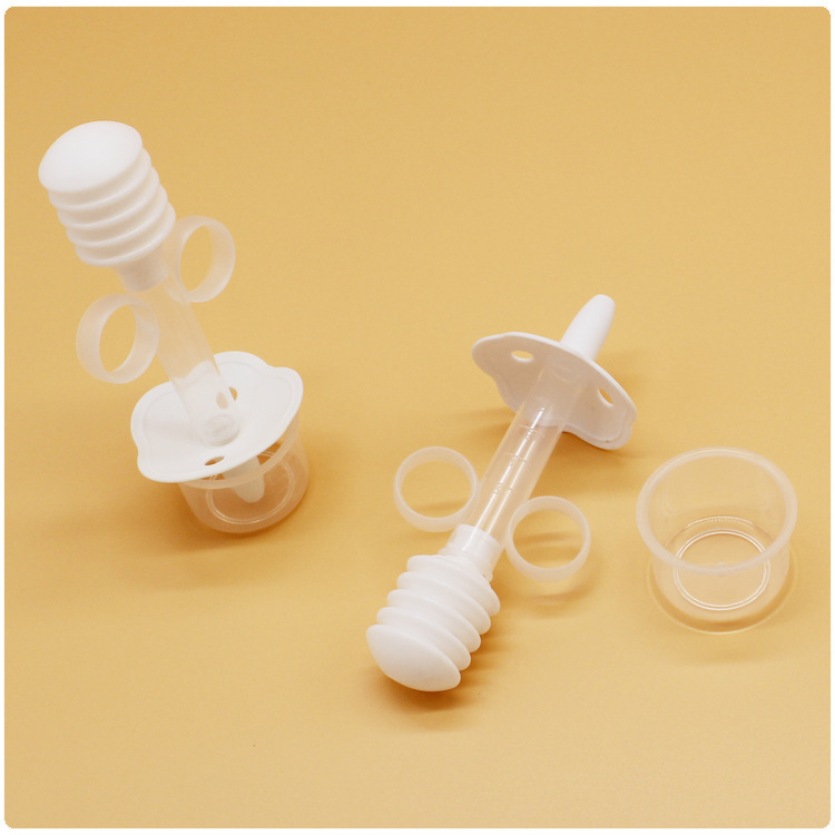 Cup Baby Syringe Feed Medication Utensil Baby Medicine Helper Choke Proof Infant with Cup Feed Medication Utensil