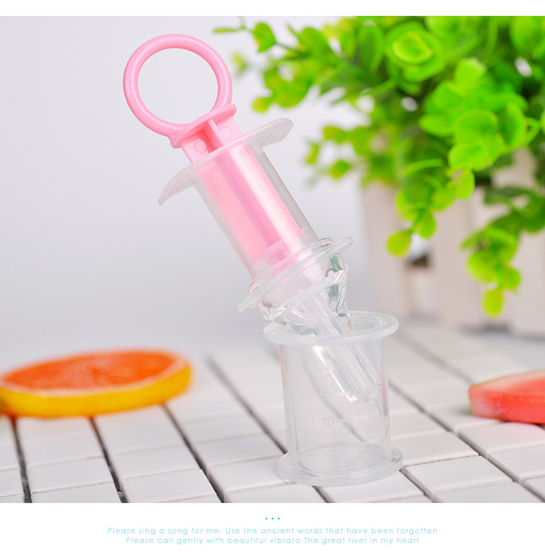 Utensil Baby Syringe Feed Medication Utensil Liquid on Both Sides Choke Proof Nipple Feed Medication Utensil Whole