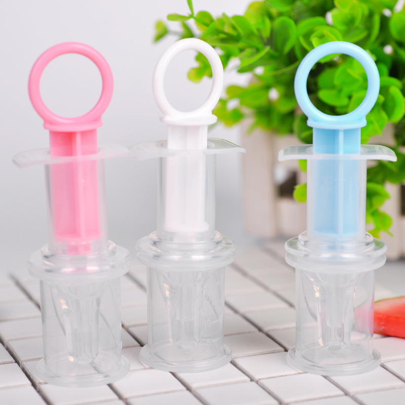 Utensil Baby Syringe Feed Medication Utensil Liquid on Both Sides Choke Proof Nipple Feed Medication Utensil Whole