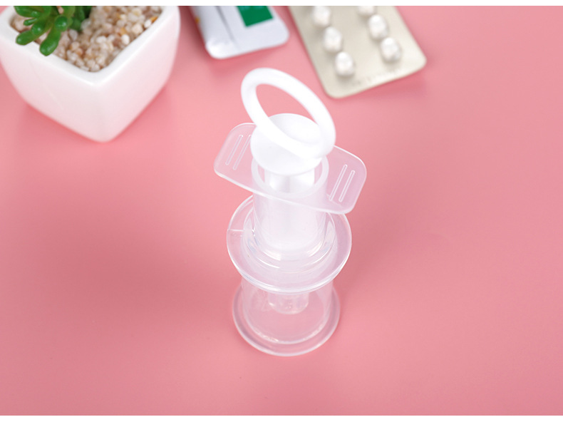 Utensil Baby Syringe Feed Medication Utensil Liquid on Both Sides Choke Proof Nipple Feed Medication Utensil Whole