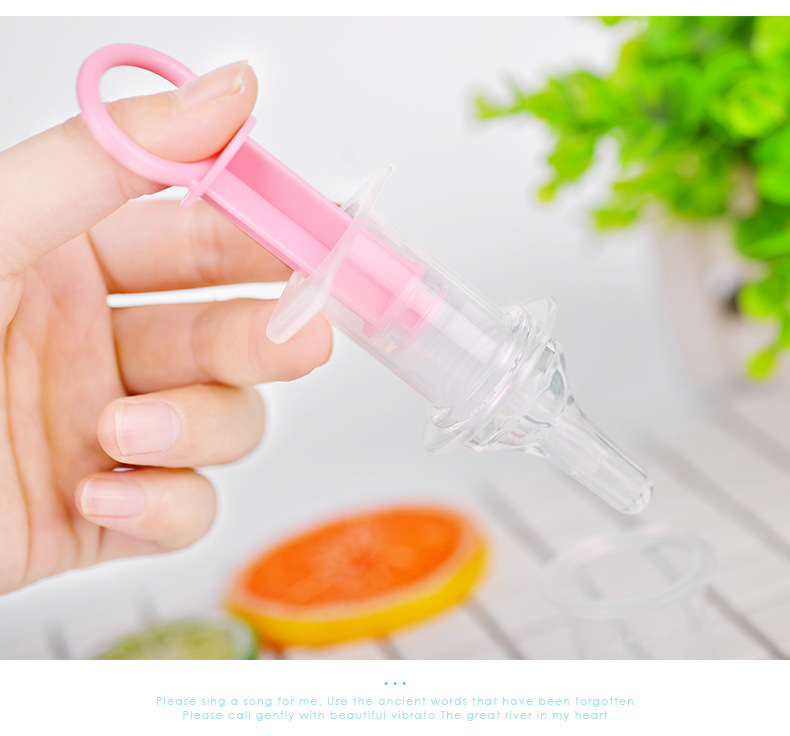 Utensil Baby Syringe Feed Medication Utensil Liquid on Both Sides Choke Proof Nipple Feed Medication Utensil Whole