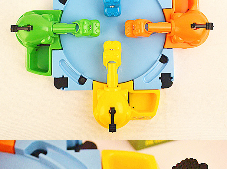 Hungry hippos feed frogs an updated version of the two-player competitive game Pinball for four interactive puzzle toys Hungry hippos feed frogs an updated version of the two-player competitive game Pinball for four interactive puzzle toys