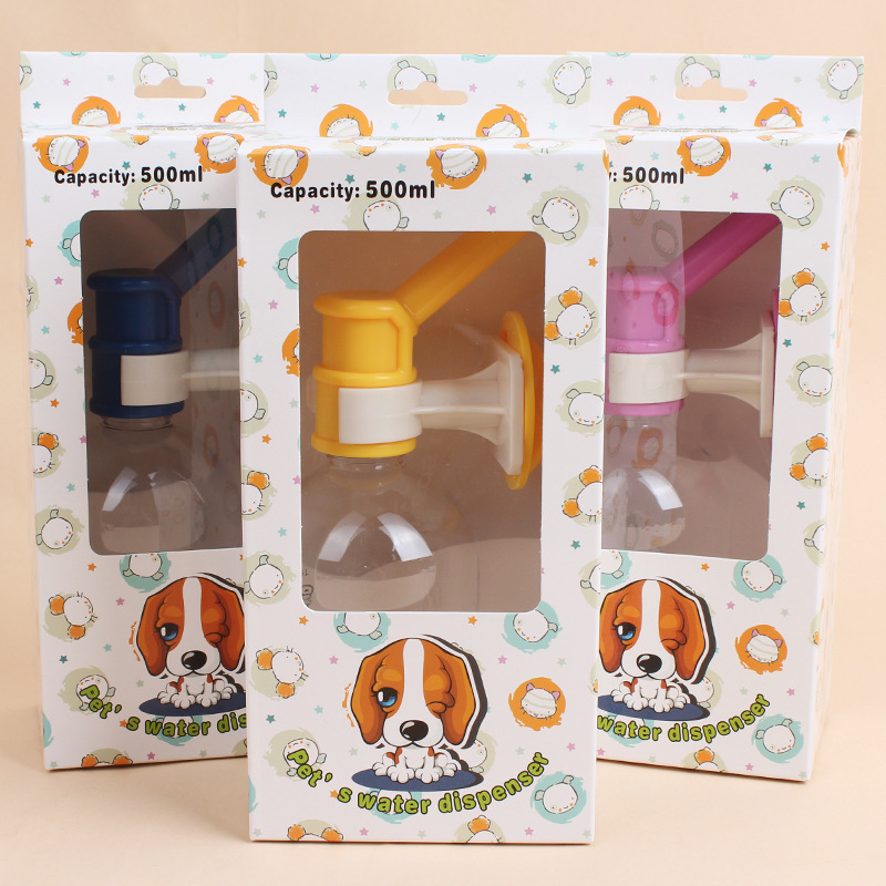 Zhonbao pet automatic drinking water bottle dog feed water dog supplies wholesale.