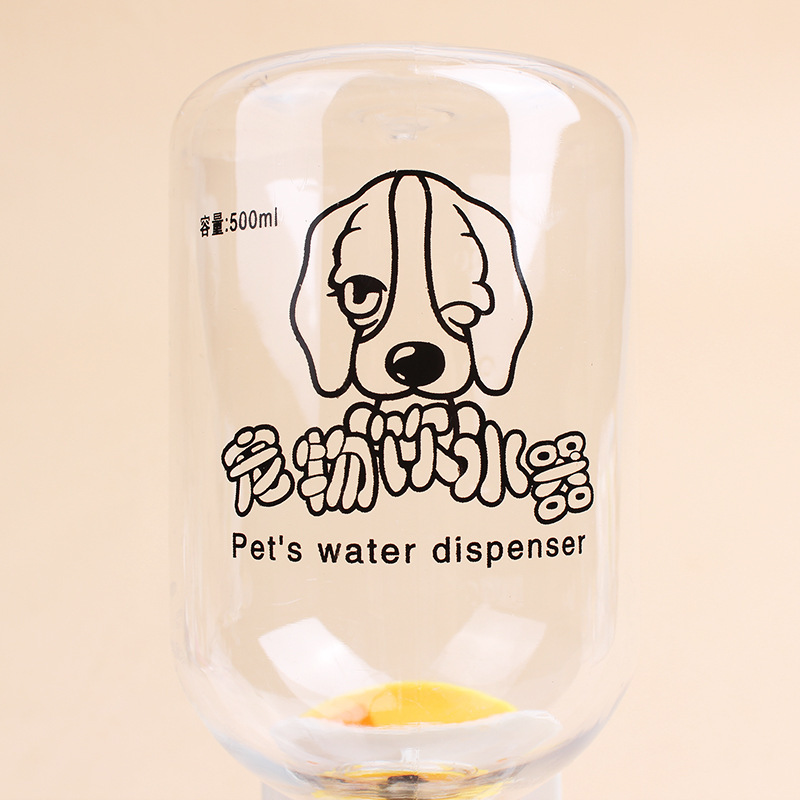 Zhonbao pet automatic drinking water bottle dog feed water dog supplies wholesale.