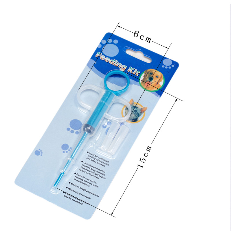 Feed Medication Utensil New Double Water Medicine Calcium Tablets MedicineFeeding Rod Dog Feeder in Stock Custom Logo