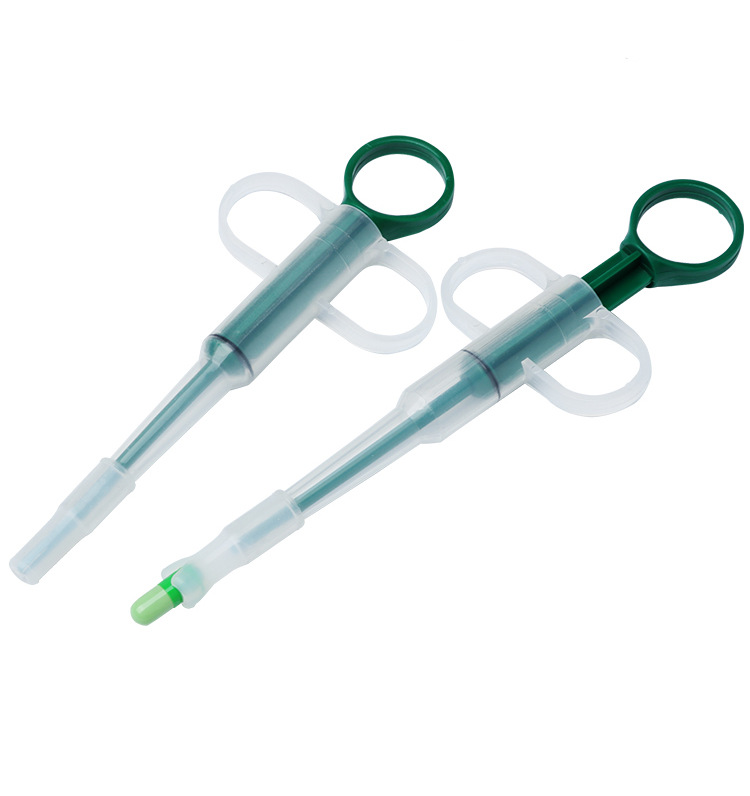 Pet Dog Feed Medication Utensil Dog and Cat Feed Medication Utensil Double-Headed Medicine Feeder Insect 