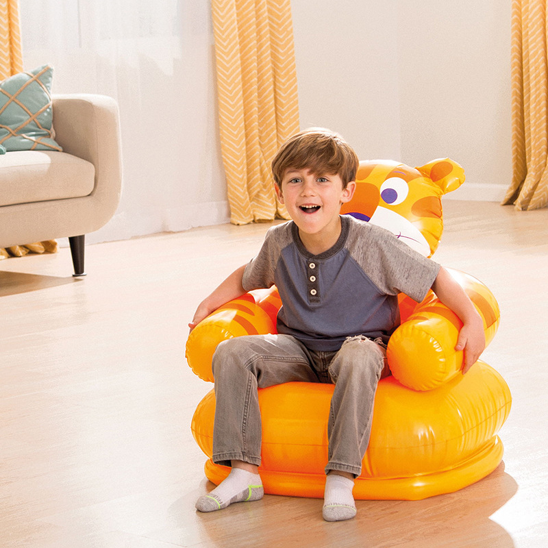 INTX Cartoon Animal Baby Sofa Home Outdoor Children Animal PVC Inflatable Sofa Seat 68556 INTX Cartoon Animal Baby Sofa Home Outdoor Children Animal PVC Inflatable Sofa Seat 68556