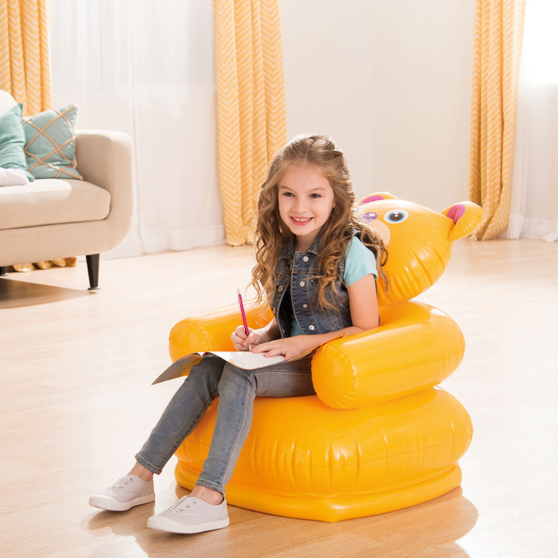 INTX Cartoon Animal Baby Sofa Home Outdoor Children Animal PVC Inflatable Sofa Seat 68556 INTX Cartoon Animal Baby Sofa Home Outdoor Children Animal PVC Inflatable Sofa Seat 68556