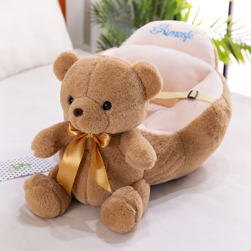 Cartoon Children&#039;s Sofa Baby Learning Seat and Safety Belt Fall Protection Headgear Tatami Plush Toy Giraffe