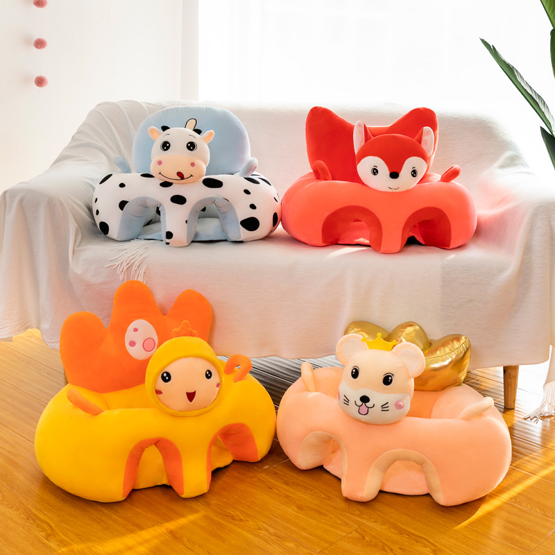 Cross - border child seat plush toy cartoon baby learn to sit chair infant safety sofa dining chair wholesaleYouTube toy