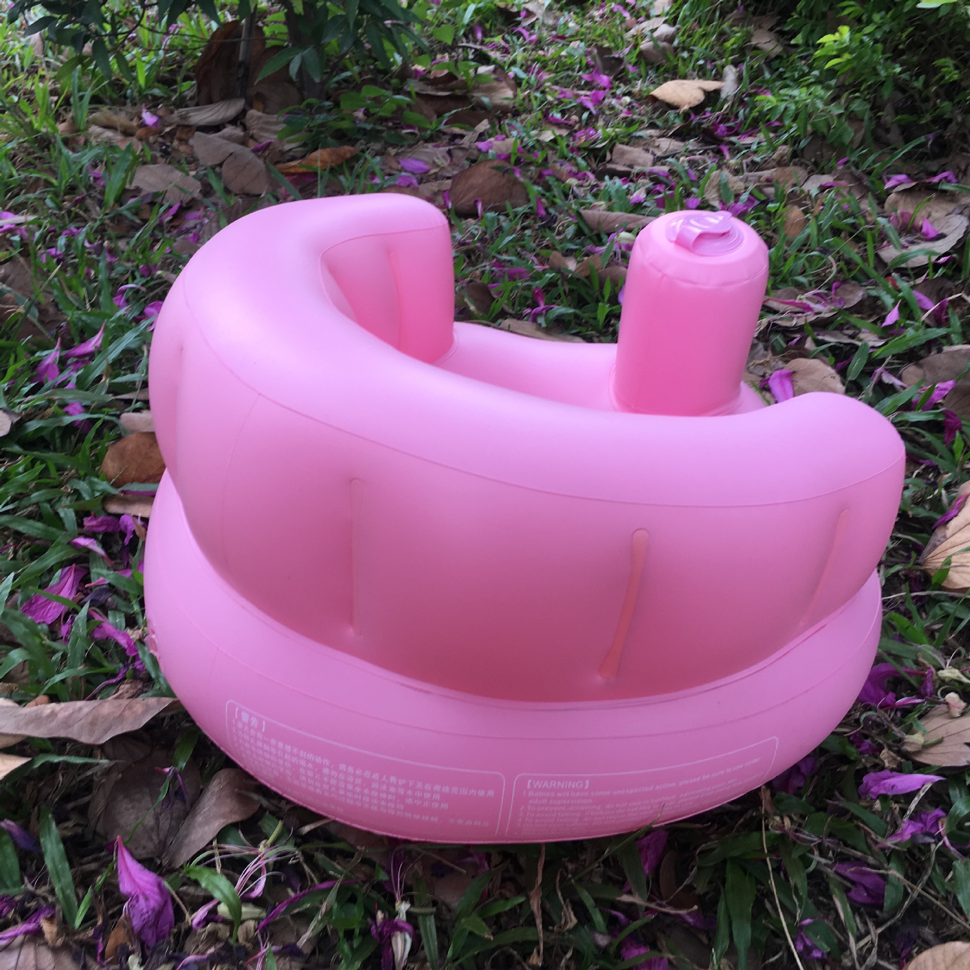 Pink basic inflatable sofa baby learn to sit chair eat chair bath stool inflatable toys Pink basic inflatable sofa baby learn to sit chair eat chair bath stool inflatable toys