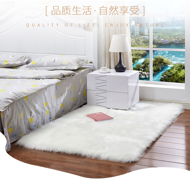 Autumn Sofa Carpet Mat Full Wool-like Fabric Cushion Bay Window Mat Home Baby Play Cold-Proof Non-Slip Blanket Autumn Sofa Carpet Mat Full Wool-like Fabric Cushion Bay Window Mat Home Baby Play Cold-Proof Non-Slip Blanket