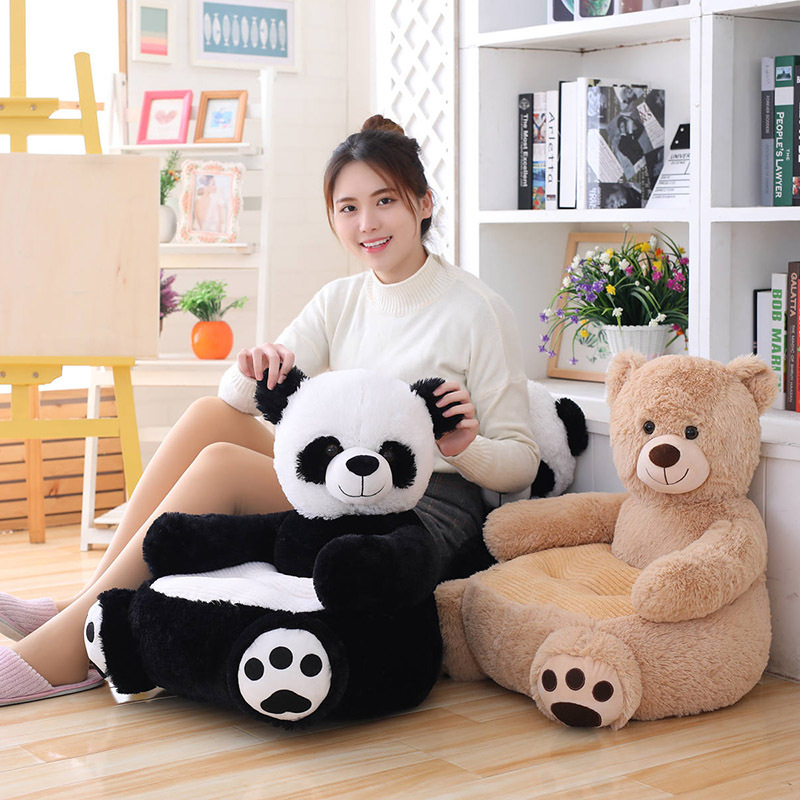 Sofa for baby Children&#039;s Sofa Creative Animal Brown Big Bear Kindergarten baby seat soft toy