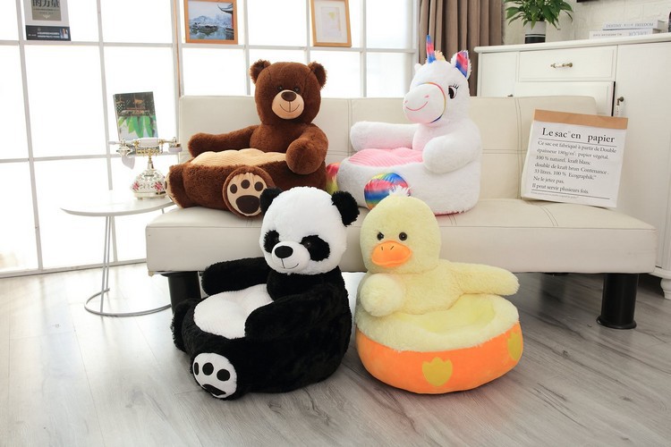 Sofa for baby Children's Sofa Creative Animal Brown Big Bear Kindergarten baby seat soft toy