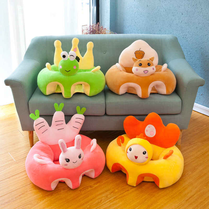 Creative Cross-Border Doll Plush Toys Cartoon Baby Seat Children&#039;s Sofa Soothing Doll Children&#039;s Gift