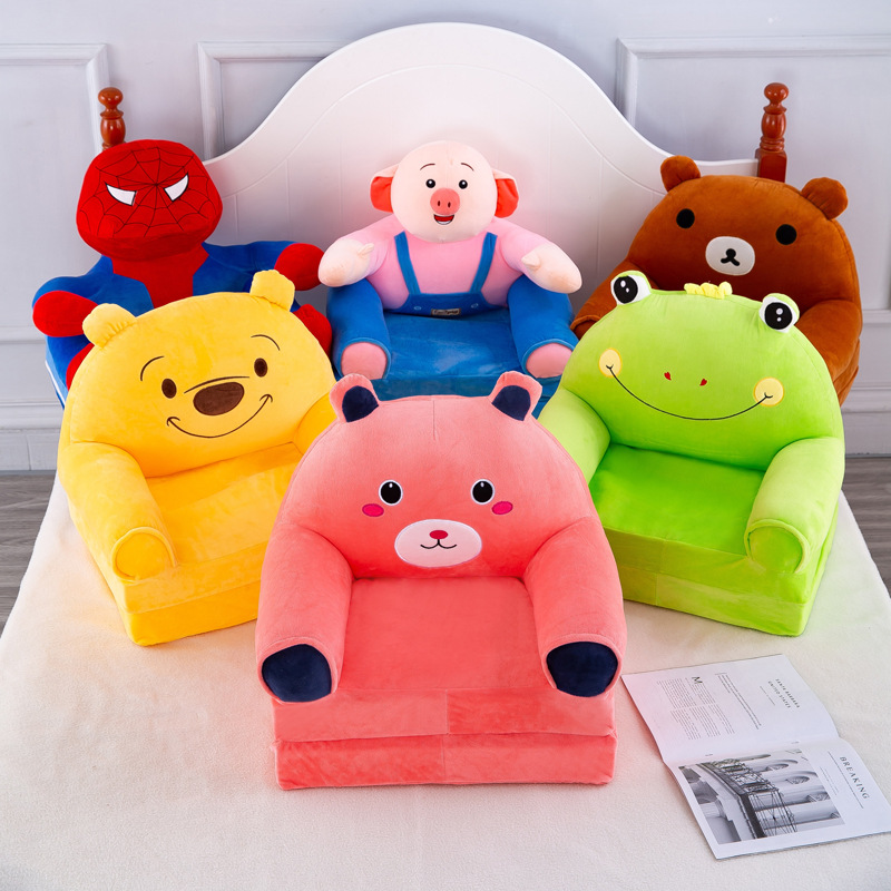New Folding Children&#039;s Small Sofa Cartoon Multifunctional TikTok Same Baby Seat Stool Kindergarten Stool Wholesale